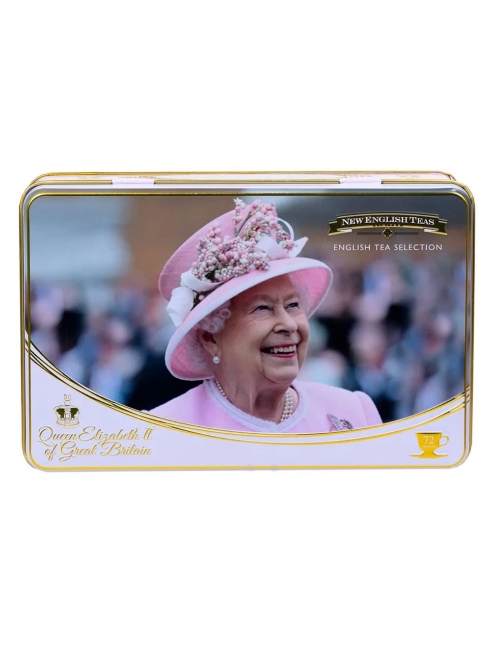 New English Teas Queen Elizabeth II Empty Tin Box